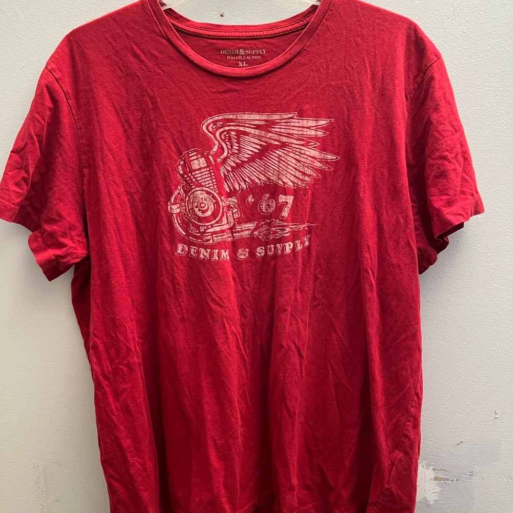 Ralph Lauren Polo Denim & Supply Men’s T-Shirt Tee Size XL Classic Preppy Casual